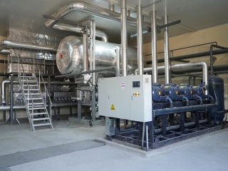 refrigeration machinery room